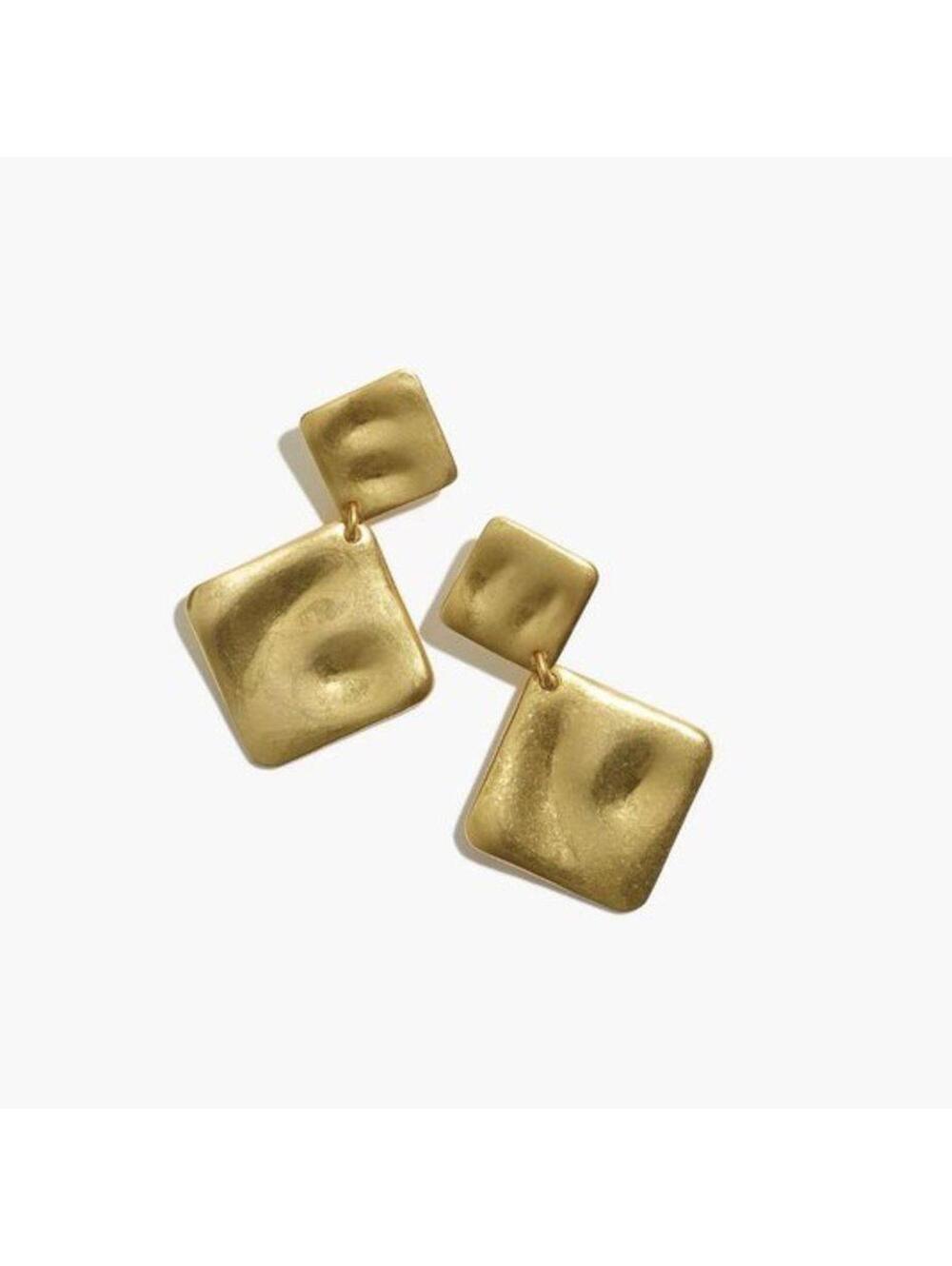 Madewell Hammered Drop Earrings